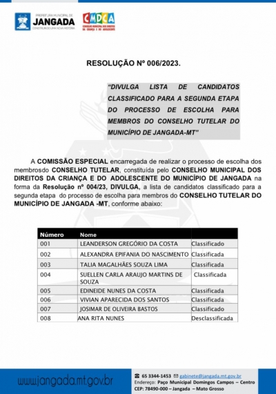 COMUNICADO - ELEIÇÕES DO CONSELHO TUTELAR 2023